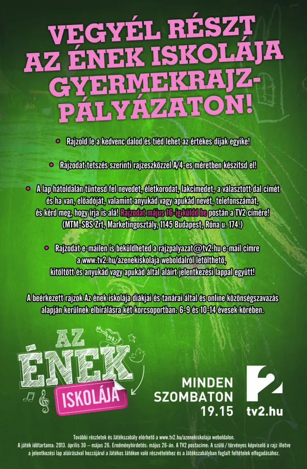 Rajzokat zsűriznek Az ének iskolája szereplői