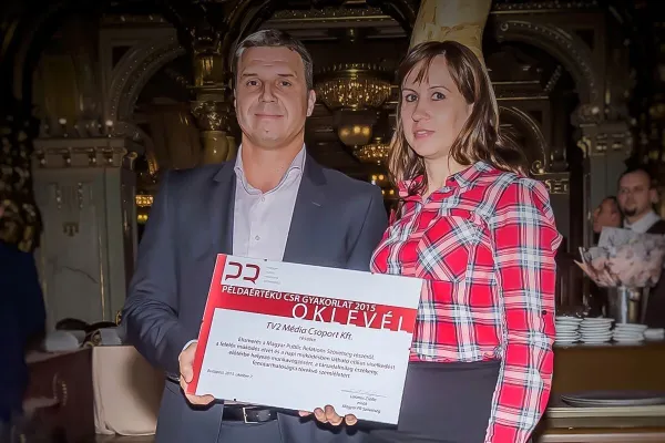 CSR Best Practice díjat nyert a TV2 Süss fel nap! programja