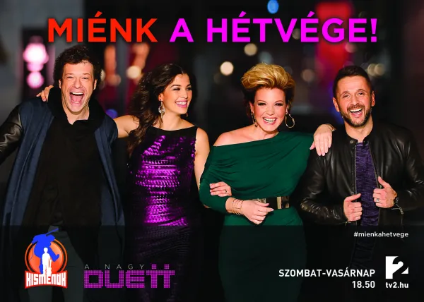A Nagy Duett az év legnézettebb műsora, mindent vitt hétvégén a TV2
