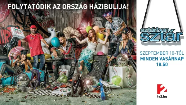 Szeptember 10-től folytatódik a Sztárban Sztár, az ország házibulija