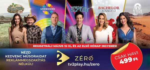 Április 11-én indul a TV2 Play Zéró
