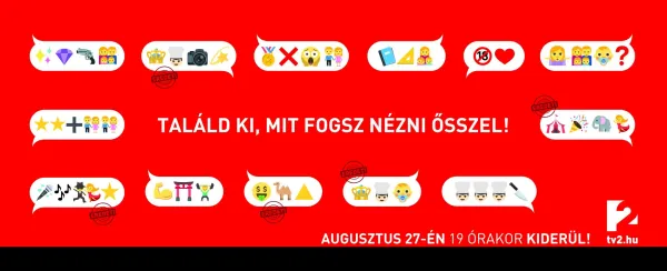 Emojikkal kommunikálja őszi műsorait a TV2