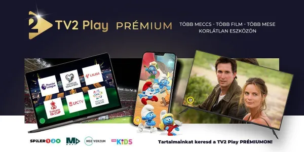 Szeptembertől már a Vodafone TV-ről elérhető a TV2 Play Prémium alkalmazás