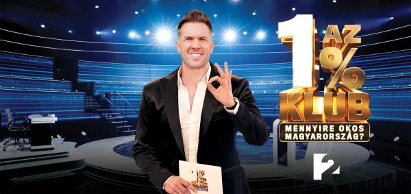 Jön Az 1% Klub Kasza Tibivel a TV2-re