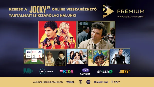 2025-től már a Jocky TV is a TV2 Play Prémium kínálatában